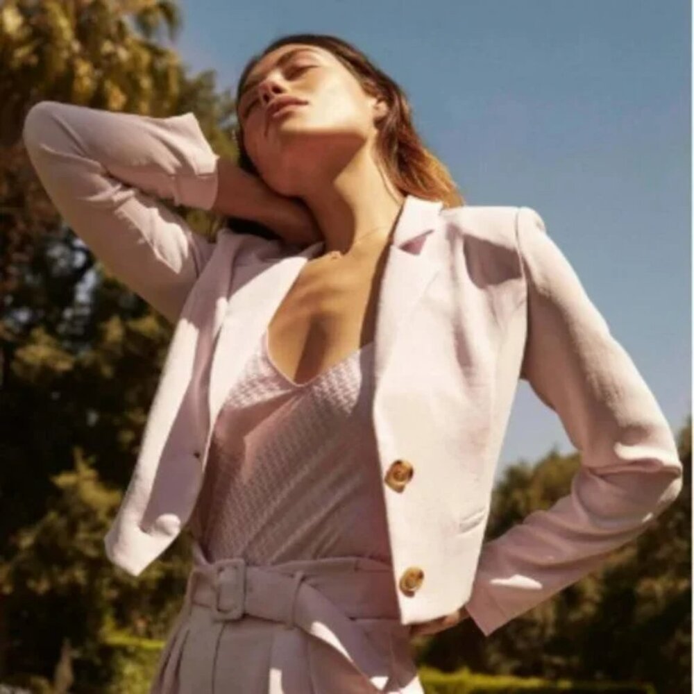 ASTR The Label Larsen Blazer & Pants Strawberry Parfait
